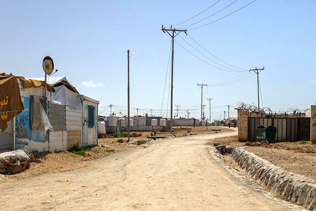 Residents of Zaatari refugee camp have been instructed to stay inside and to leave their homes only to buy food and other needed supplies, while all non-essential businesses and institutions have shut down, according to Moh’d Al Taher, an associate external relations officer for the UNHCR (Photo courtesy of UNHCR Jordan)